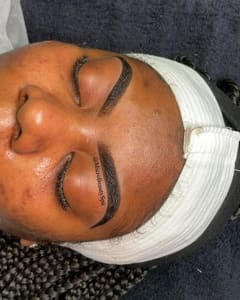 Eyebrow Tattoo result by MicroBeauty Spa in Highland, IN