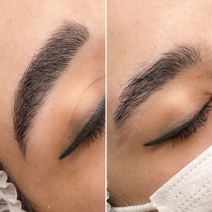 Eyebrow Tattoo result by Microbeautycenter in Beverly Hills, CA