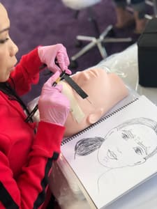 Eyebrow Tattoo result by MicroBladers Studio + Academy in Las Vegas, NV