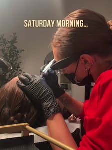 Eyebrow Tattoo result by Microblading Airy Vibes by Iryna Tkachuk in Costa Mesa, CA