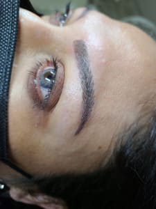 Eyebrow Tattoo result by Microblading Ana beauty brows in San Bernardino, CA