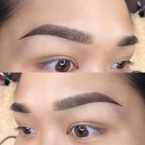 Eyebrow Tattoo result by Microblading And Lash By Winnie in Richmond, CA
