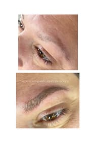 Eyebrow Tattoo result by Microblading and Lashes by Lucky U in Walker, MI
