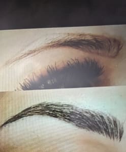Eyebrow Tattoo result by Microblading and Permanent Make Up By Nellie Novillo.Se Habla Espanol in West Palm Beach, FL
