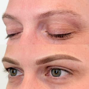 Eyebrow Tattoo result by Microblading and Permanent Makeup by Jeana in Santa Ynez, CA