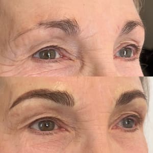 Eyebrow Tattoo result by Microblading and Permanent Makeup by Jeana in Santa Ynez, CA