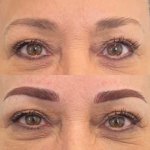 Eyebrow Tattoo result by Microblading and Permanent Makeup by Jeana in Santa Ynez, CA