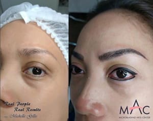 Eyebrow Tattoo result by Microblading Art Center in Sacramento, CA