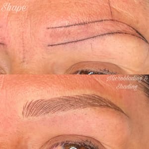 Eyebrow Tattoo result by Microblading Artist Mariana Ruiz in Phoenix, AZ