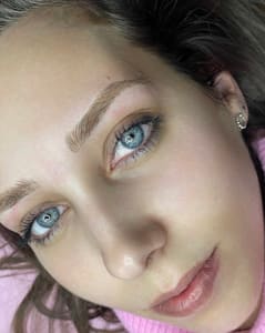 Eyebrow Tattoo result by Microblading Brooklyn - Sheila Peinado in Brooklyn, NY