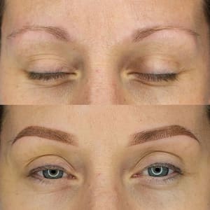 Eyebrow Tattoo result by Microblading Brows & Permanent Makeup JAX in Jacksonville, FL