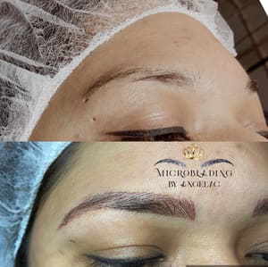Eyebrow Tattoo result by Microblading by AngelaC - Scalp Micropigmentation SMP in Visalia, CA