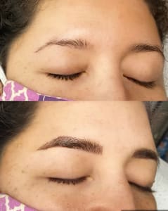 Eyebrow Tattoo result by Microblading by AngelaC - Scalp Micropigmentation SMP in Visalia, CA