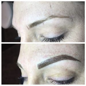 Eyebrow Tattoo result by Microblading by Cynthia in Cypress, TX