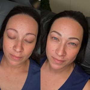 Eyebrow Tattoo result by Microblading By Erin LLC. in Albany, GA