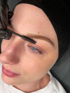 Eyebrow Tattoo result by Microblading by FYSTYBROWZ Trainer & PMU Artist Los Angeles in Walpole, MA
