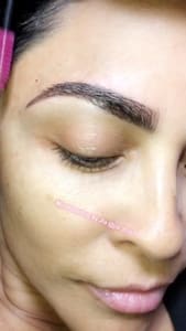 Eyebrow Tattoo result by Microblading by Jla in Miami Gardens, FL