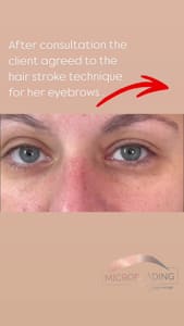 Eyebrow Tattoo result by Microblading By Joanna in Estero, FL