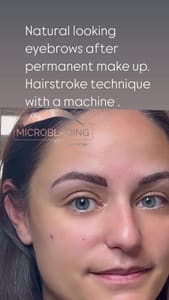 Eyebrow Tattoo result by Microblading By Joanna in Estero, FL