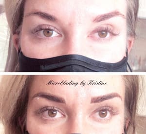 Eyebrow Tattoo result by Microblading by Kristine in Spotswood, NJ