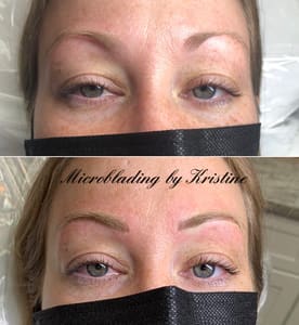 Eyebrow Tattoo result by Microblading by Kristine in Spotswood, NJ