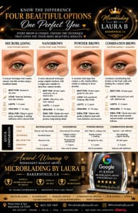 Eyebrow Tattoo result by Microblading By Laura in Bakersfield, CA