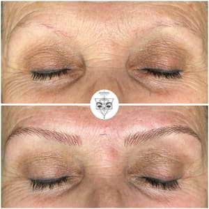 Eyebrow Tattoo result by Microblading by Lesley Lee Jones in Kyle, TX