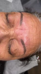 Eyebrow Tattoo result by Microblading By Lisa & Eyelash extensions in Brooklyn, NY
