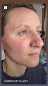Eyebrow Tattoo result by Microblading by Maribel SD - PMU services & training in San Diego, CA