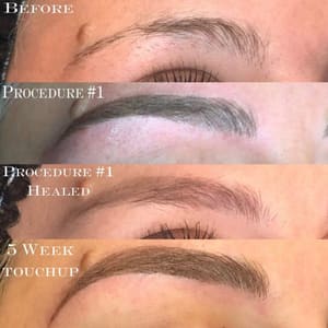 Eyebrow Tattoo result by Microblading by Meg in Abington, MA