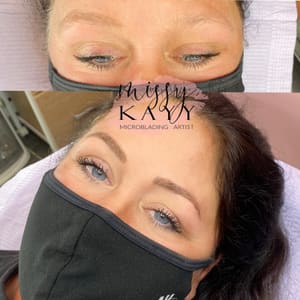 Eyebrow Tattoo result by Microblading by Missy Kayy in Depew, NY