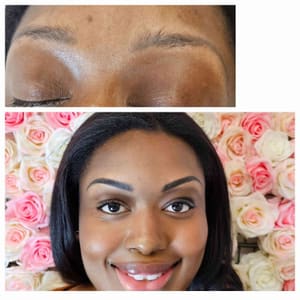 Eyebrow Tattoo result by Microblading by Stella in Rego Park, NY