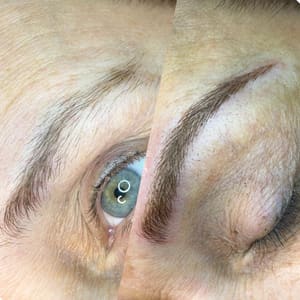 Eyebrow Tattoo result by Microblading by Sydney Jacobs in Spartanburg, SC