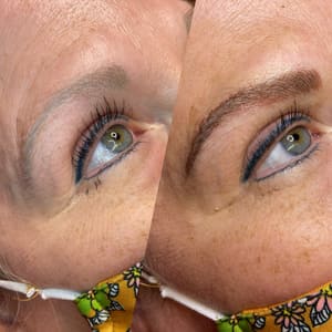Eyebrow Tattoo result by Microblading by Sydney Jacobs in Spartanburg, SC