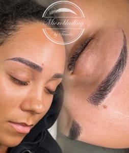 Eyebrow Tattoo result by Microblading By Tamila in Newburgh, NY