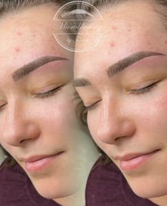 Eyebrow Tattoo result by Microblading By Tamila in Newburgh, NY