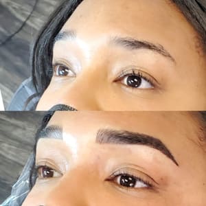 Eyebrow Tattoo result by Microblading by Tina Chung in Flower Mound, TX