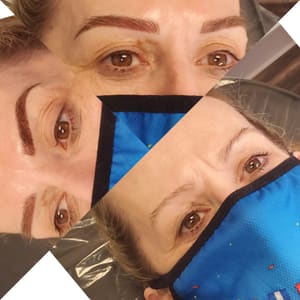 Eyebrow Tattoo result by Microblading by Tina Chung in Flower Mound, TX