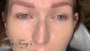 Eyebrow Tattoo result by Microblading by Tony's Beauty Brows in Alpharetta, GA