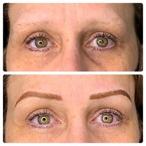 Eyebrow Tattoo result by Microblading Clinic (Autumn Lee Artistry, Microblading Artist) in Omaha, NE