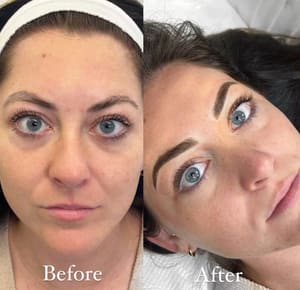 Eyebrow Tattoo result by Microblading Courses & Training By A. Samara Beauty in San Diego, CA