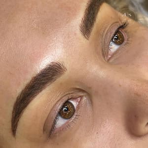 Eyebrow Tattoo result by Microblading Courses & Training By A. Samara Beauty in San Diego, CA