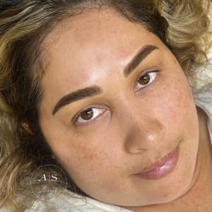 Eyebrow Tattoo result by Microblading Courses & Training By A. Samara Beauty in San Diego, CA