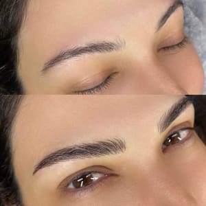 Eyebrow Tattoo result by Microblading & Esthetics Studio in Hamtramck, MI
