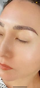 Eyebrow Tattoo result by Microblading & Esthetics Studio in Hamtramck, MI
