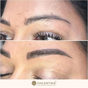 Eyebrow Tattoo result by Microblading Expert and Permanent Makeup by Valentina in Encino, CA