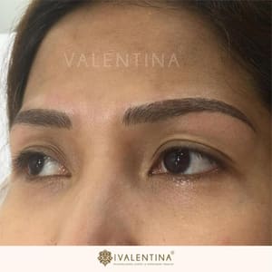 Eyebrow Tattoo result by Microblading Expert and Permanent Makeup by Valentina in Encino, CA