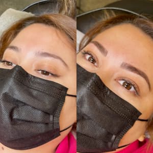 Eyebrow Tattoo result by Microblading Expert & Permanent Makeup by Valentina in Los Angeles, CA