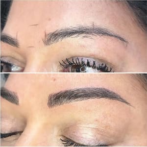 Eyebrow Tattoo result by Microblading Expert & Permanent Makeup by Valentina in Rancho Cucamonga, CA