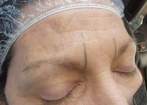 Eyebrow Tattoo result by Microblading eyebrow by Priscilla JG in Hardeeville, SC